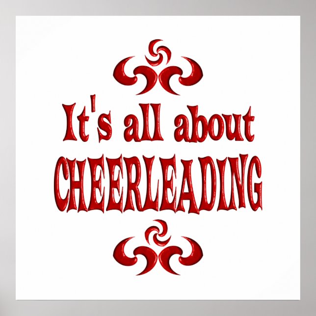 ALL ABOUT CHEERLEADING POSTER (Front)