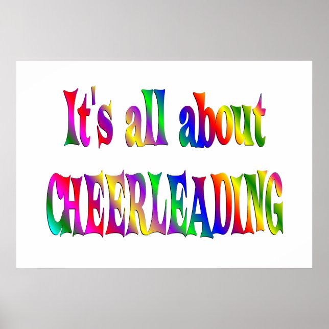 All About Cheerleading Poster (Front)