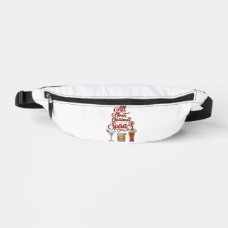 All About Christmas Spirits Cocktails Whiskey Star Bum Bags