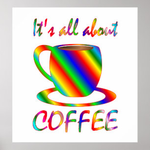 All About Coffee Poster