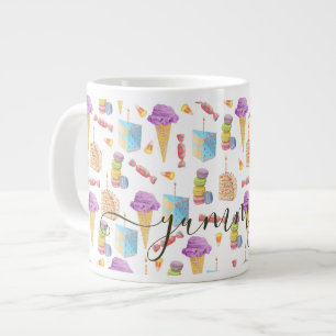 All About Desserts!  Yummy  Large Coffee Mug