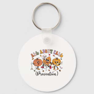 All About Fall Prevention Thanksgiving Fall Nurse  Key Ring