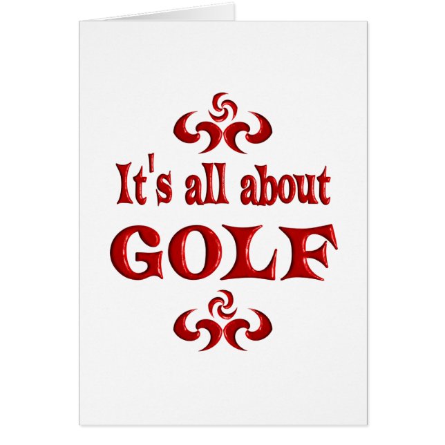 ALL ABOUT GOLF (Front)