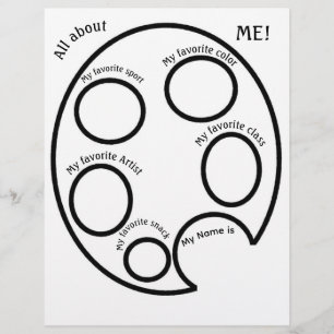 All about ME! Art Class Students Custom Letterhead