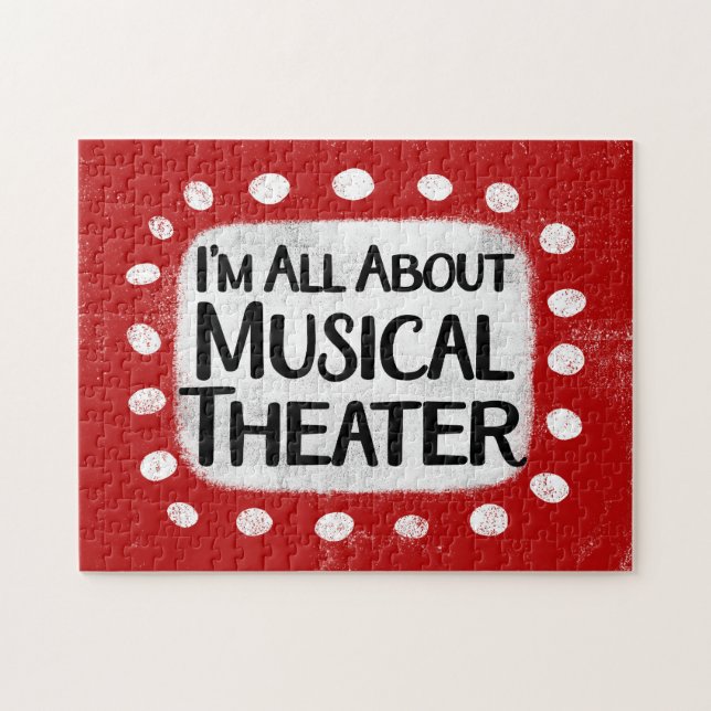 All About Musical Theatre Jigsaw Puzzle (Horizontal)
