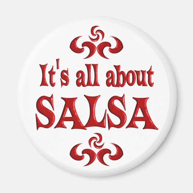 ALL ABOUT SALSA MAGNET (Front)