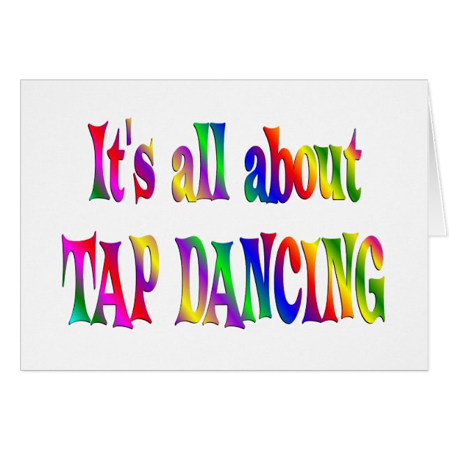 All About Tap Dancing (Front Horizontal)
