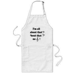 All About that Bass Long Apron
