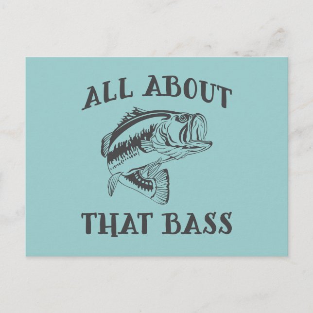 All About That Bass Postcard (Front)