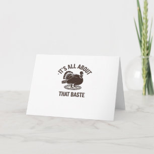 All About That Baste Christmas Trendy Card
