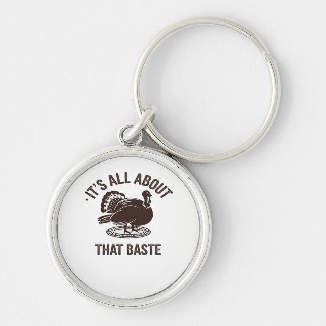 All About That Baste Christmas Trendy Key Ring (Front)