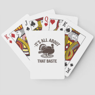 All About That Baste Christmas Trendy Playing Cards