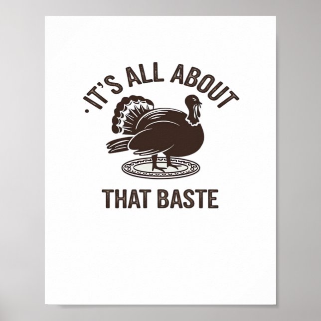 All About That Baste Christmas Trendy Poster (Front)