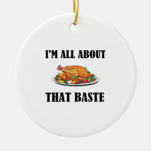 All About That Baste Classic Design Ceramic Tree Decoration