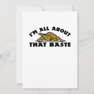 All About That Baste Classic Modern Look Holiday Card