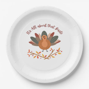 All About That Baste Classic Sloth Paper Plate