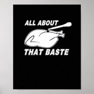All About That Baste Fitted Scoop Poster