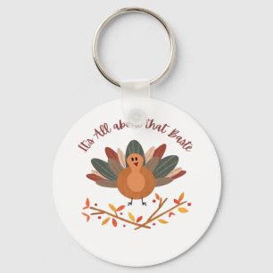 All About That Baste Sloth Classic Whimsical Style Key Ring