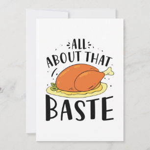 All About That Baste Thank You Card