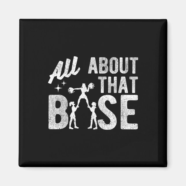All About That Se - Funny Cheerleading Cheer  Magnet (Front)