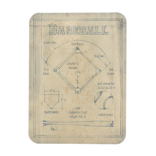 All About the Game - Baseball Magnet