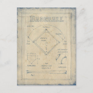 All About the Game - Baseball Postcard