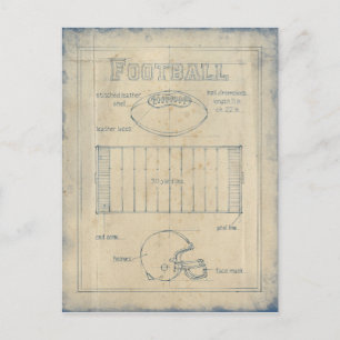 All About the Game - Football Postcard