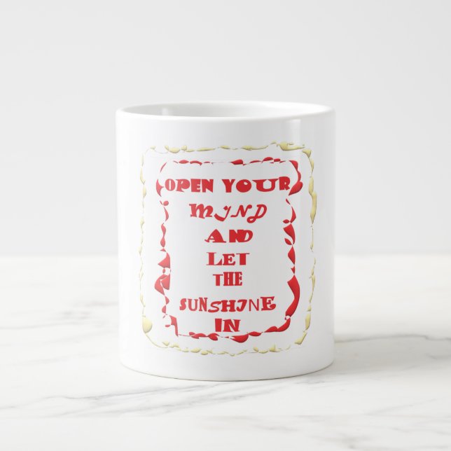 ALL ABOUT THE MIND SPIRIT HEALTH LARGE COFFEE MUG (Front)