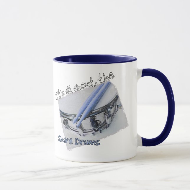 All About the Snare Drums Mug (Right)