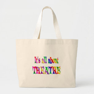 All About Theatre Large Tote Bag