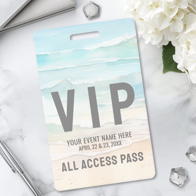 All Access Pass Event VIP ID Badge (All Access Pass Event VIP Badge)