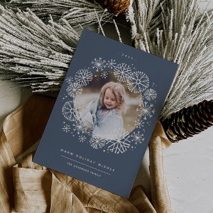 All Aflurry Single Photo Holiday Card