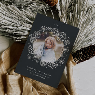 All Aflurry   Single Photo Holiday Card