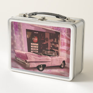 All American 50s Collage  Metal Lunch Box