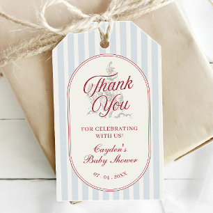 All American Baby 4th of July Baby Shower Gift Tags