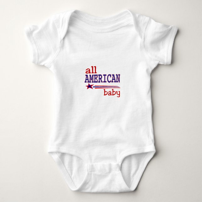 All American Baby Bodysuit (Front)