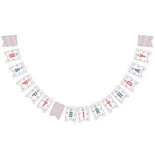 All American Baby Bows Birthday Banner