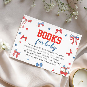 All American Baby Shower Books for Baby Card