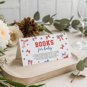 All American Baby Shower Books for Baby Card