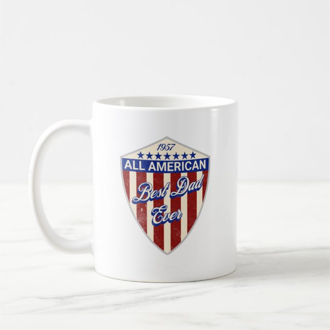 All American Best Dad Ever Coffee Mug (Left)