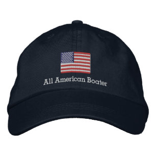All American Boater Embroidered Hat