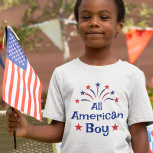 All American Boy 4th of July Kid T-Shirt