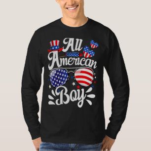 All American Boy 4th Of July Kids Sunglasses Ameri T-Shirt