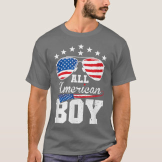 All American Boy 4th of July Matching Family  T-Shirt