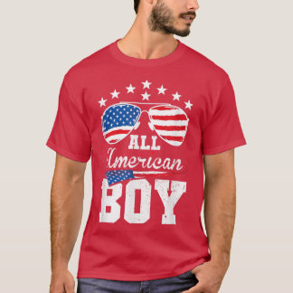 All American Boy 4th of July Matching Family  T-Shirt