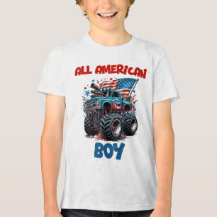 All American Boy 4th of July Tri-Blend Shirt