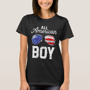 All American Boy 4th Of July Usa Boys Patriotic Te T-Shirt