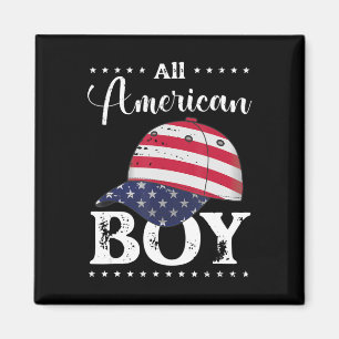 All American Boy Cap - 4th July Magnet