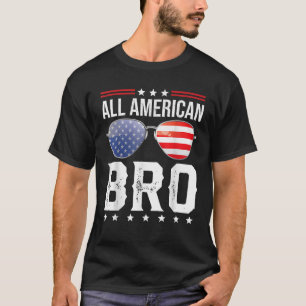 All American Bro Brother Matching Family Fourth 4t T-Shirt