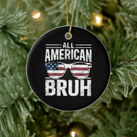 All American Bruh 4th Of July Boys Patriotic